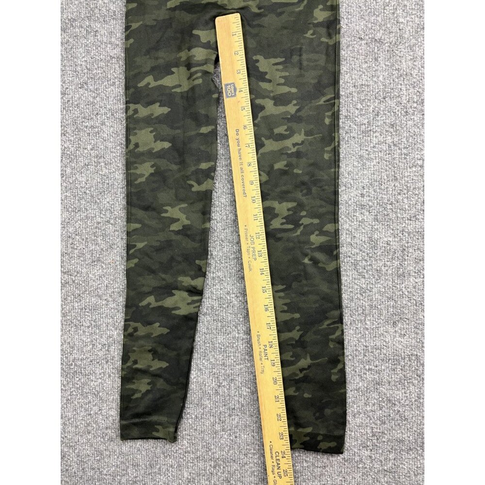 Spanx Leggings Womens‎ Small Green Camo High Rise Shaping Ankle Yoga Gym Pants - Picture 5 of 6